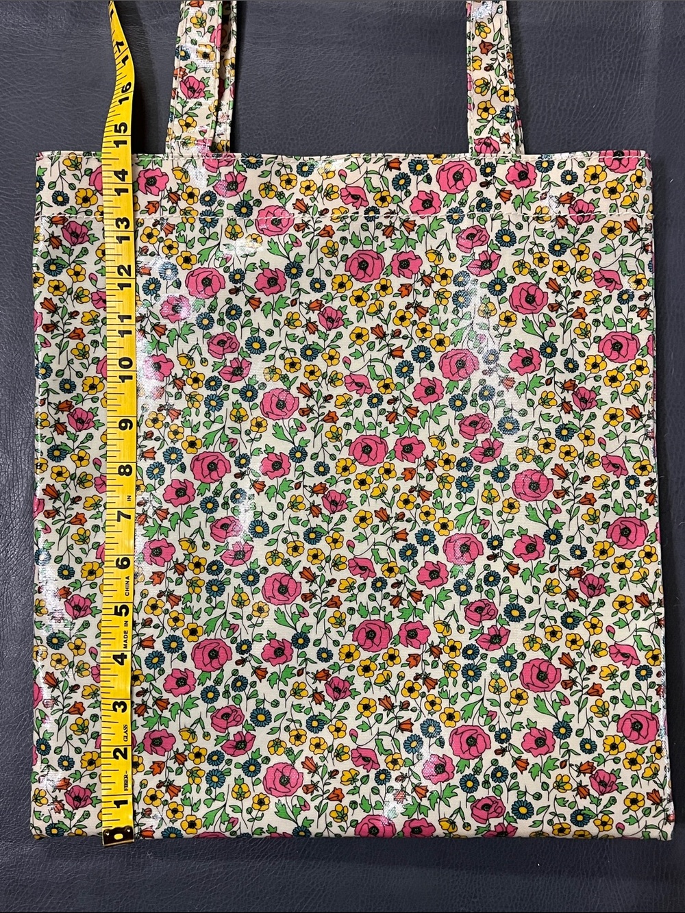 Liberty of London for Target Pink Floral Oilcloth Tote Bag - Picture 11 of 11